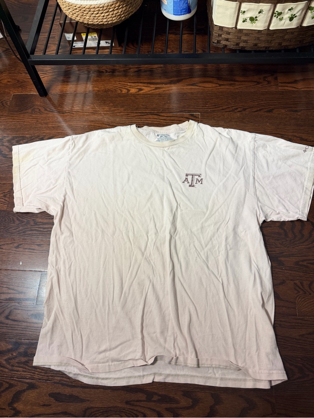 Vintage TEXAS A&M AGGIE WHITE T SHIRT SZ XL